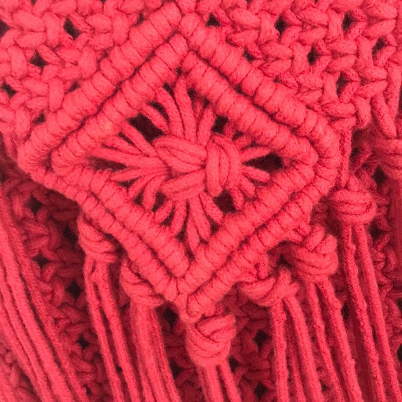 PacSun Red Crotchet Purse - Picture 3 of 4